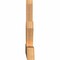Ekena Millwork Saratoga Timber Gable Bracket, Western Red Cedar, 72"W x 30"H x 3 1/2"D x 5 1/2"F, 10/12 Pitch GBW072X30X0406SAR00SWR - alternate 2